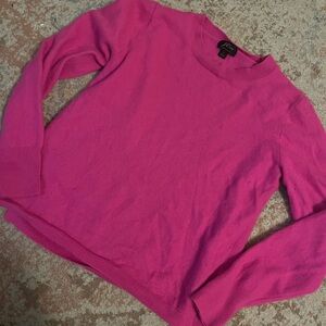 J. Crew Women's Cashmere Pink Sweater